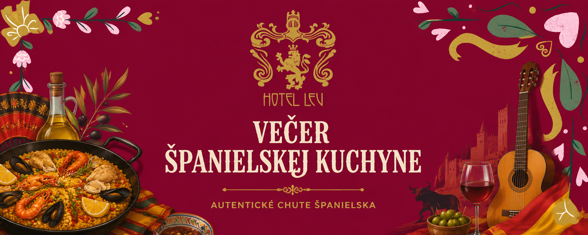Večer Španielskej Kuchyne v Hoteli Lev